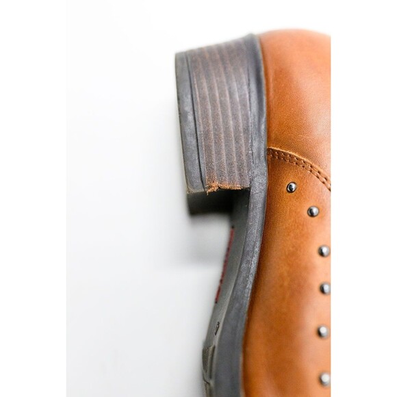 Pikolino's womens ankle bootie boots shoes 41 9.5/10 brown studs - Picture 8 of 13